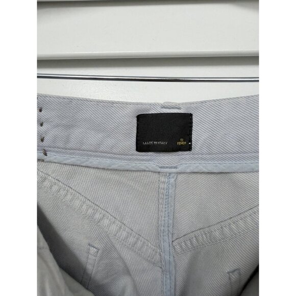 Fendi Selleria Light Wash Denim Jeans Women’s Size 28 US 6 - Picture 3 of 9